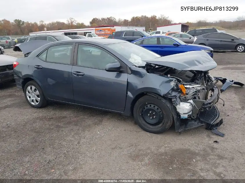 5YFBURHE6JP813299 2018 Toyota Corolla Le