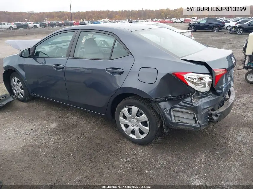 5YFBURHE6JP813299 2018 Toyota Corolla Le