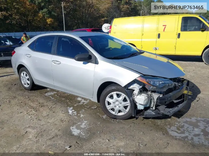 5YFBURHE9JP763465 2018 Toyota Corolla L