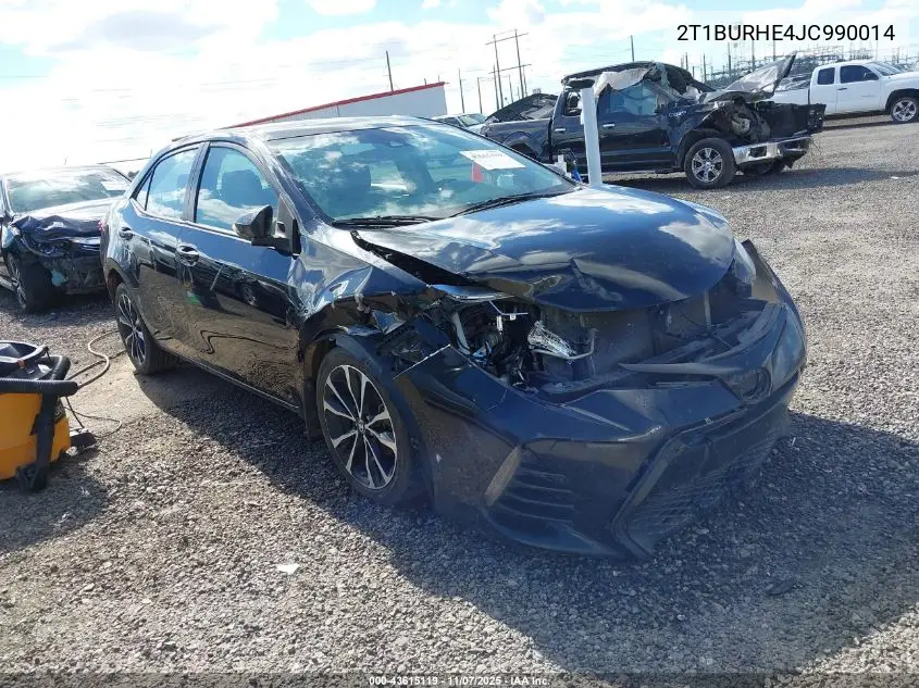 2T1BURHE4JC990014 2018 Toyota Corolla Se