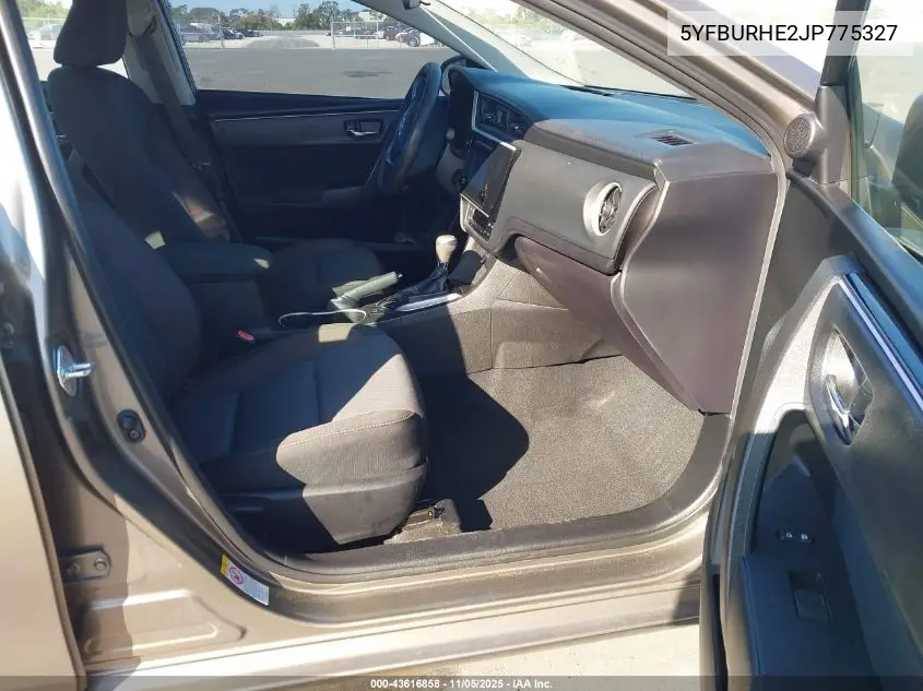 5YFBURHE2JP775327 2018 Toyota Corolla Le