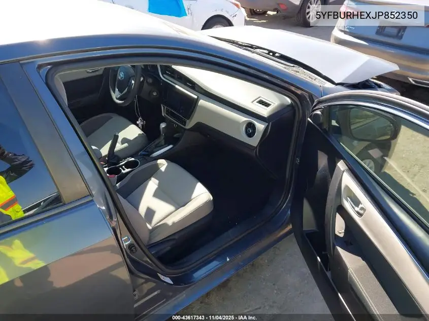 5YFBURHEXJP852350 2018 Toyota Corolla Le