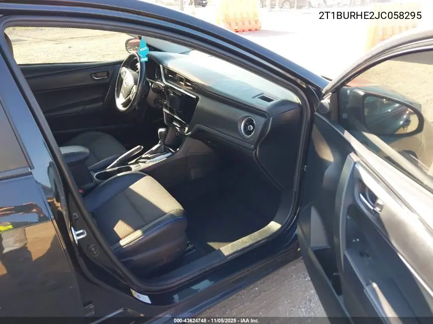 2T1BURHE2JC058295 2018 Toyota Corolla Se