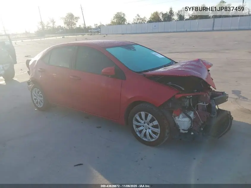 5YFBURHE1JP771480 2018 Toyota Corolla Le