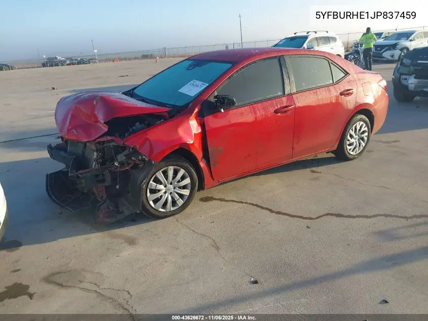 5YFBURHE1JP771480 2018 Toyota Corolla Le