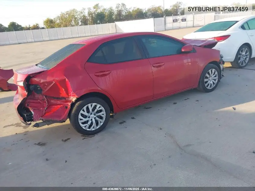 5YFBURHE1JP771480 2018 Toyota Corolla Le