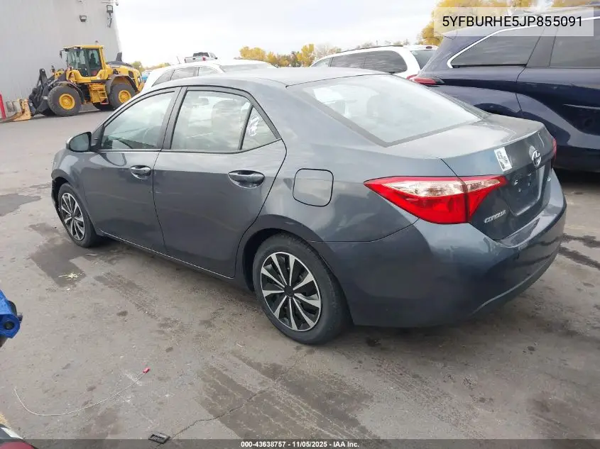5YFBURHE5JP855091 2018 Toyota Corolla Le