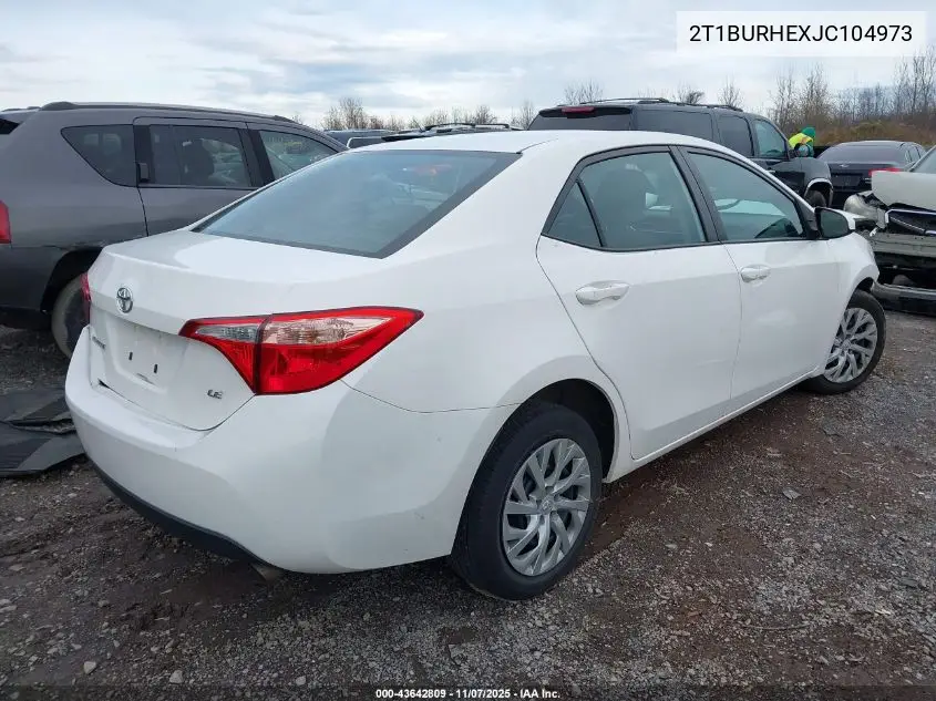 2T1BURHEXJC104973 2018 Toyota Corolla Le
