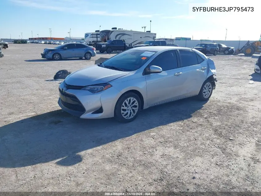 5YFBURHE3JP795473 2018 Toyota Corolla Le