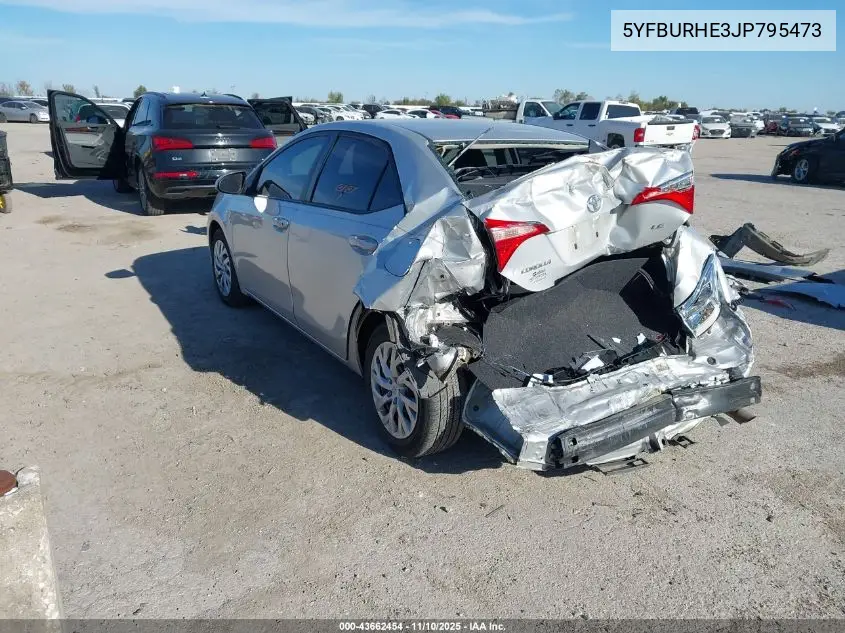 5YFBURHE3JP795473 2018 Toyota Corolla Le
