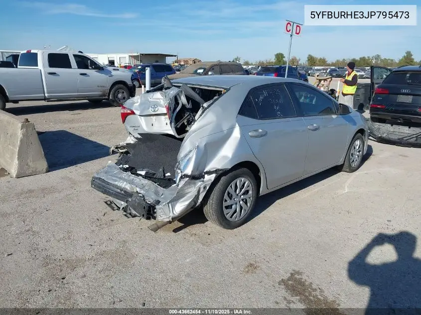 5YFBURHE3JP795473 2018 Toyota Corolla Le