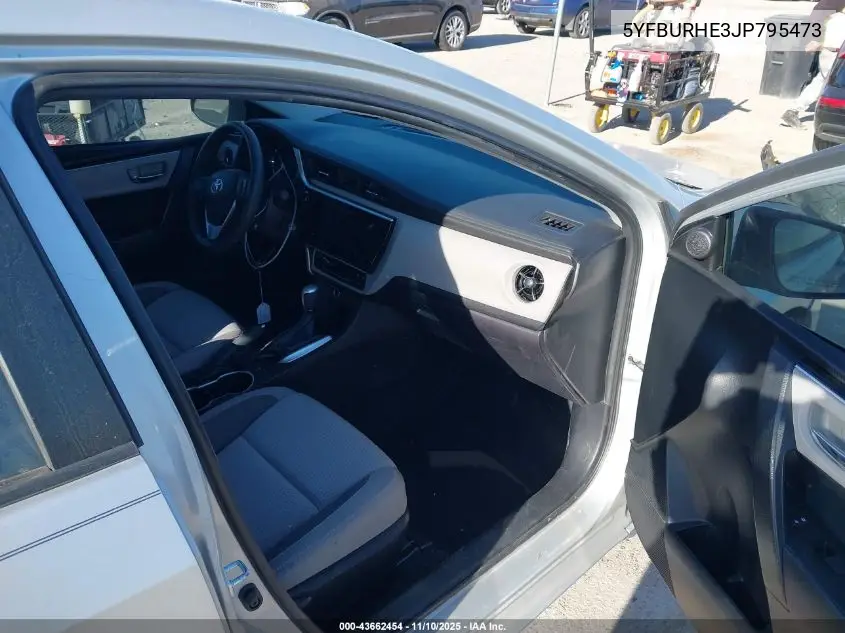 5YFBURHE3JP795473 2018 Toyota Corolla Le