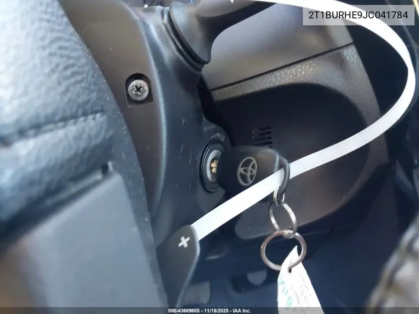 2T1BURHE9JC041784 2018 Toyota Corolla Se