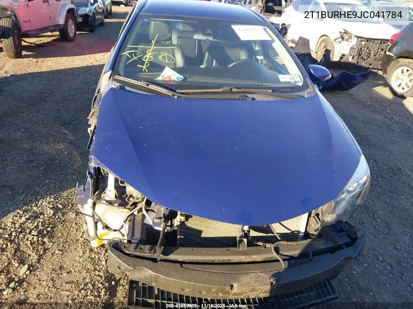 2T1BURHE9JC041784 2018 Toyota Corolla Se