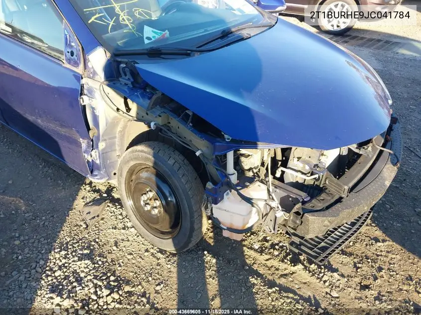 2T1BURHE9JC041784 2018 Toyota Corolla Se