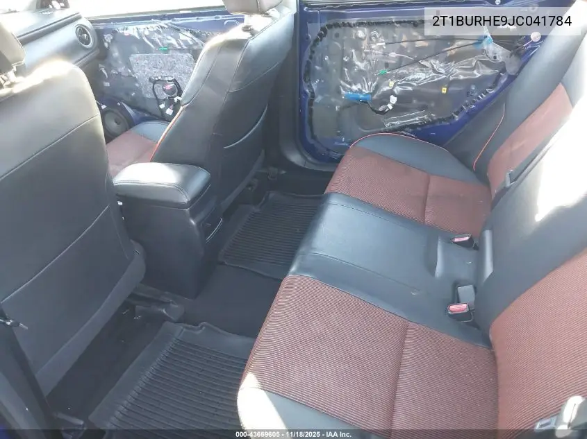 2T1BURHE9JC041784 2018 Toyota Corolla Se