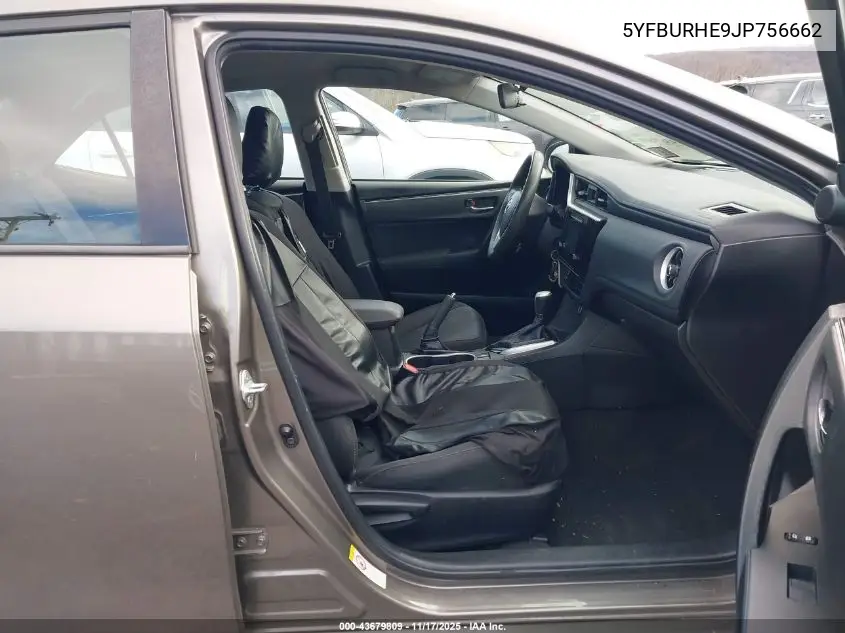 5YFBURHE9JP756662 2018 Toyota Corolla Le