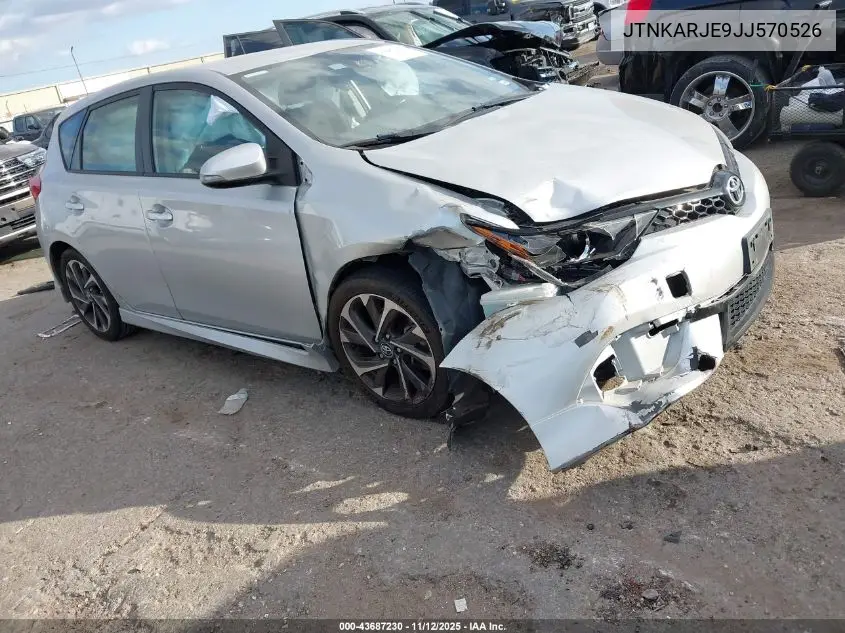 JTNKARJE9JJ570526 2018 Toyota Corolla Im