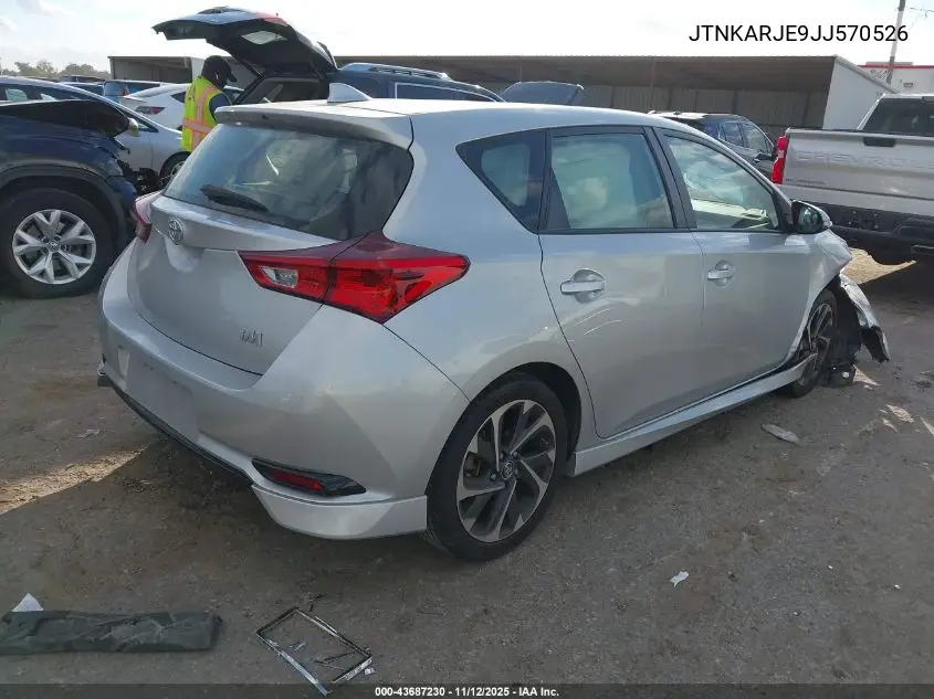 JTNKARJE9JJ570526 2018 Toyota Corolla Im