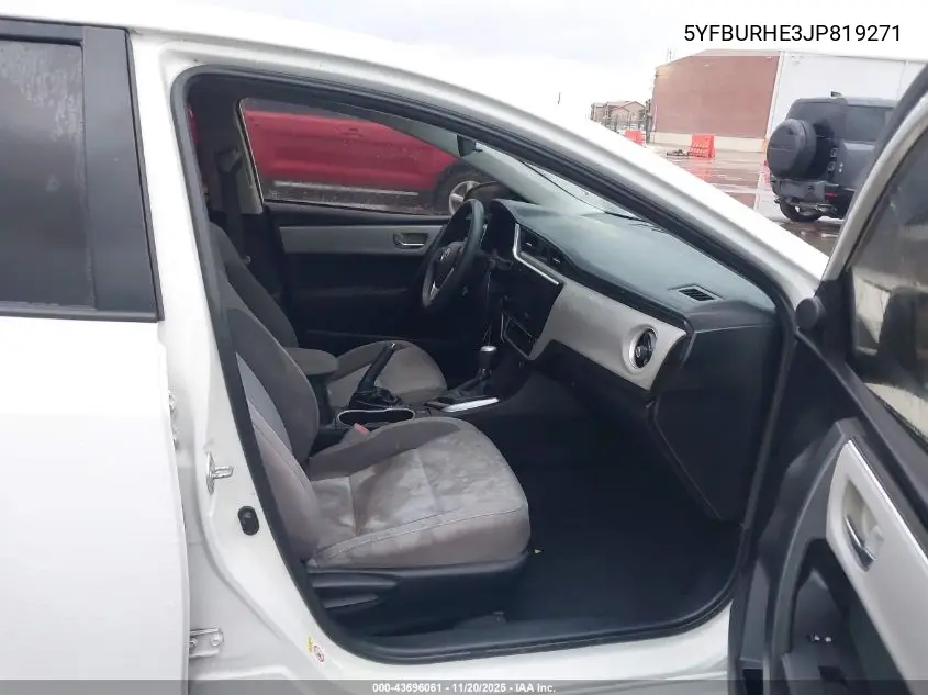 5YFBURHE3JP819271 2018 Toyota Corolla Le
