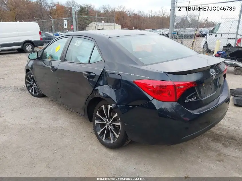2T1BURHE7JC046739 2018 Toyota Corolla Se