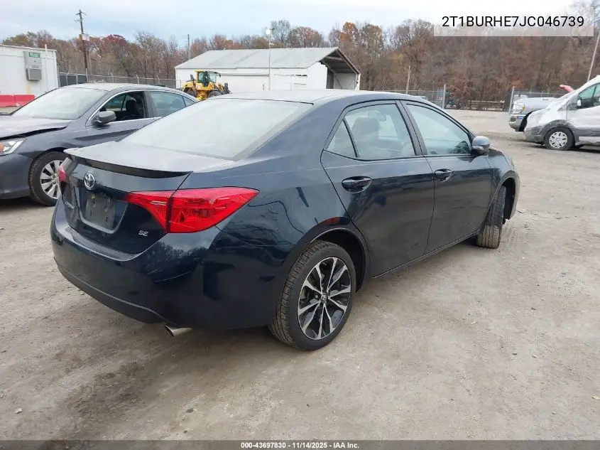 2T1BURHE7JC046739 2018 Toyota Corolla Se
