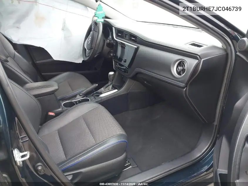 2T1BURHE7JC046739 2018 Toyota Corolla Se