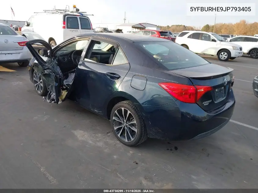 5YFBURHE9JP793405 2018 Toyota Corolla Se