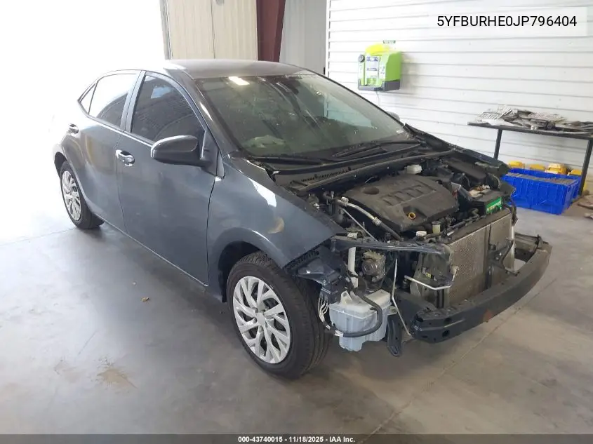 5YFBURHE0JP796404 2018 Toyota Corolla Le