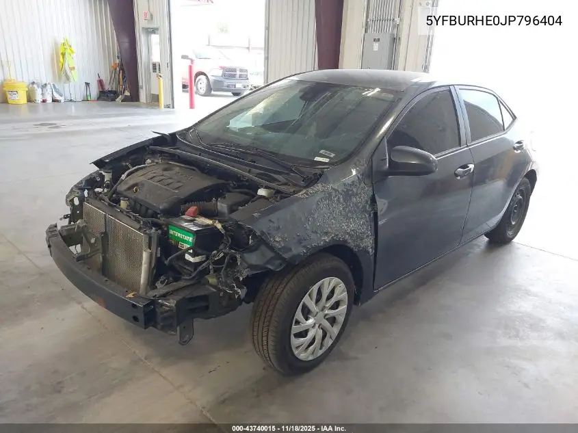 5YFBURHE0JP796404 2018 Toyota Corolla Le