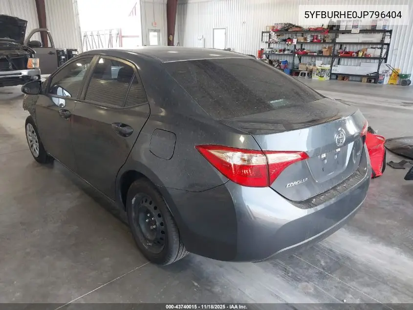 5YFBURHE0JP796404 2018 Toyota Corolla Le