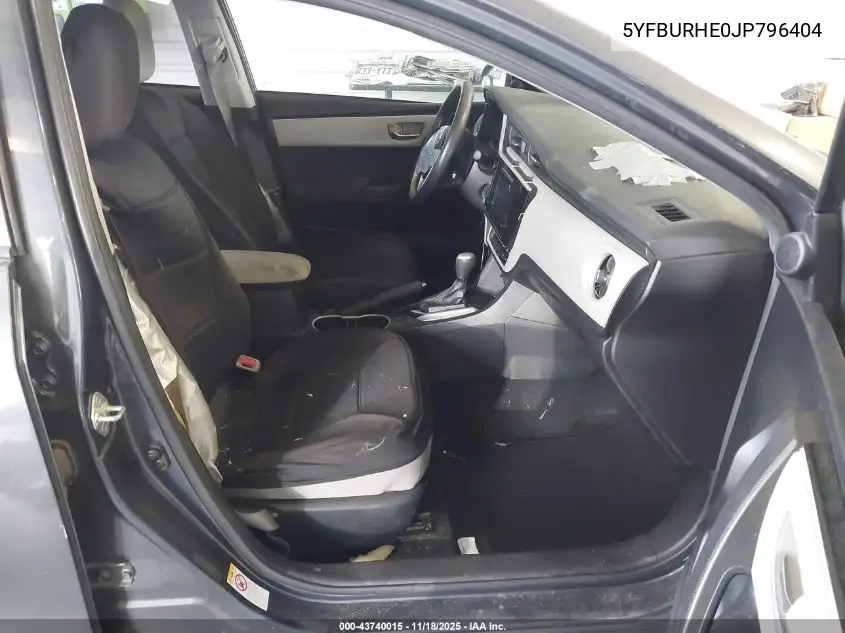 5YFBURHE0JP796404 2018 Toyota Corolla Le