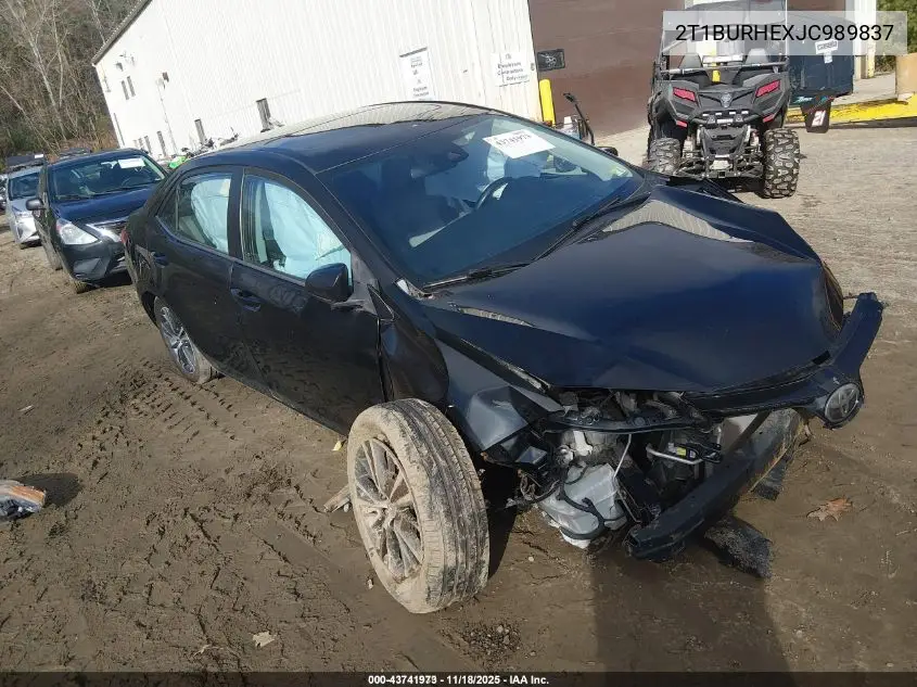 2T1BURHEXJC989837 2018 Toyota Corolla Le