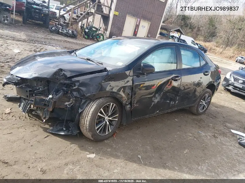 2T1BURHEXJC989837 2018 Toyota Corolla Le