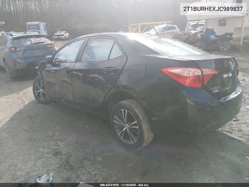 2T1BURHEXJC989837 2018 Toyota Corolla Le