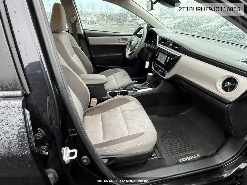 2T1BURHE9JC116855 2018 Toyota Corolla Le