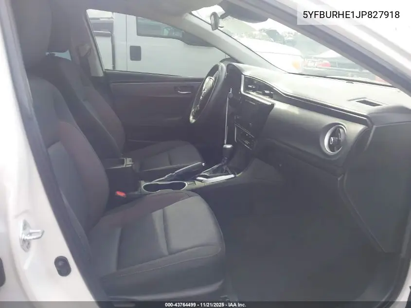 5YFBURHE1JP827918 2018 Toyota Corolla Le