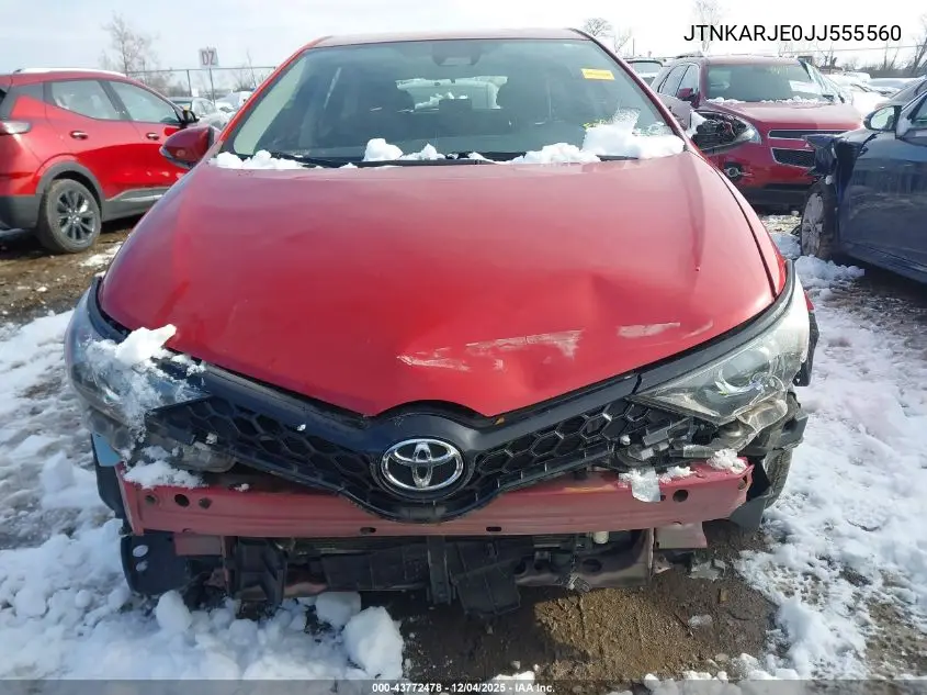 JTNKARJE0JJ555560 2018 Toyota Corolla Im