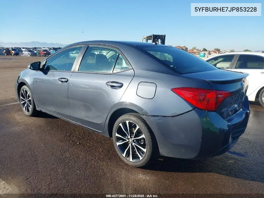 5YFBURHE7JP853228 2018 Toyota Corolla Xse