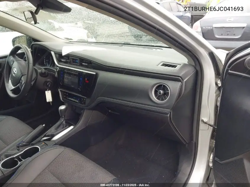 2T1BURHE6JC041693 2018 Toyota Corolla Se