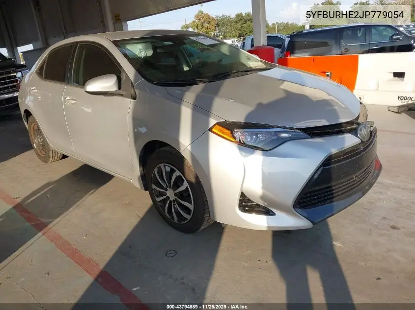 5YFBURHE2JP779054 2018 Toyota Corolla Le