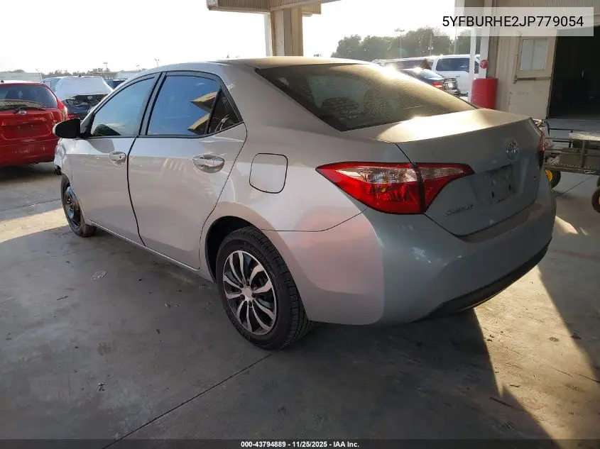 5YFBURHE2JP779054 2018 Toyota Corolla Le