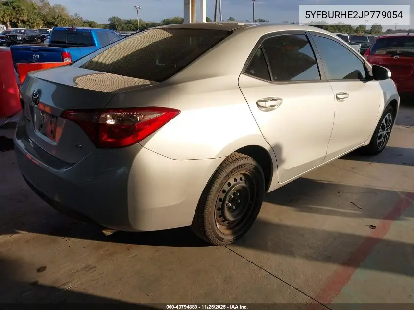 5YFBURHE2JP779054 2018 Toyota Corolla Le