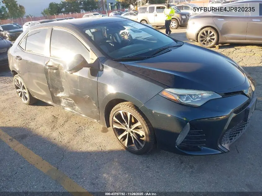 5YFBURHE4JP820235 2018 Toyota Corolla Se