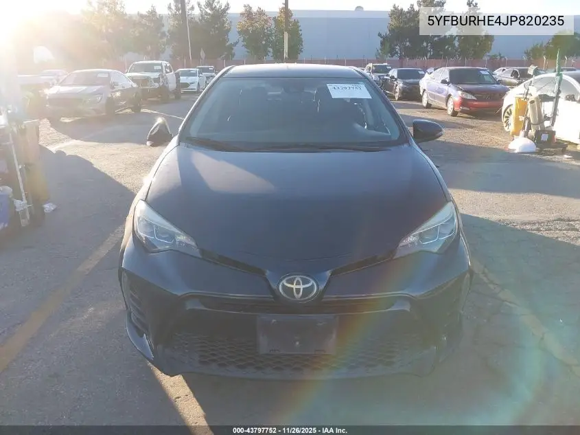 5YFBURHE4JP820235 2018 Toyota Corolla Se