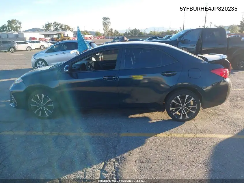 5YFBURHE4JP820235 2018 Toyota Corolla Se