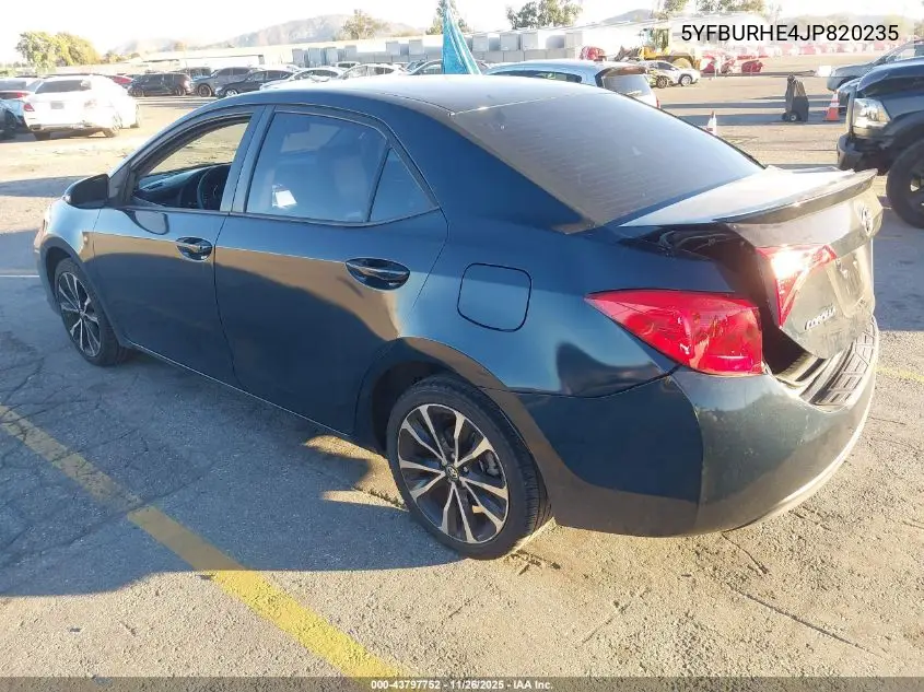 5YFBURHE4JP820235 2018 Toyota Corolla Se