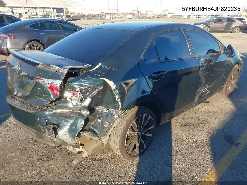 5YFBURHE4JP820235 2018 Toyota Corolla Se