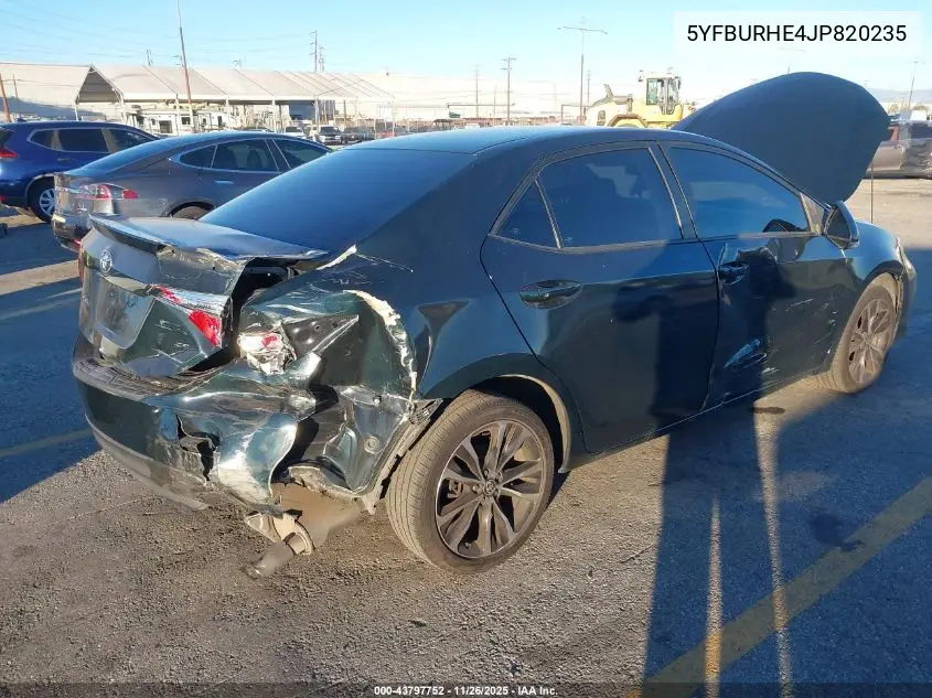 5YFBURHE4JP820235 2018 Toyota Corolla Se