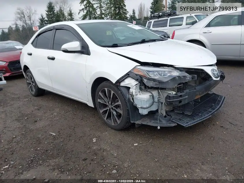 5YFBURHE1JP799313 2018 Toyota Corolla Xse